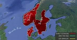 Viking Expansion map on Google Earth