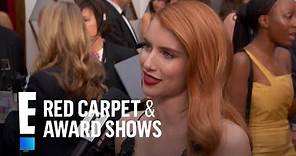 Emma Roberts Gives Shout Out to Aunt Julia Roberts at the 2017 Oscars | E! Red Carpet & Award Shows