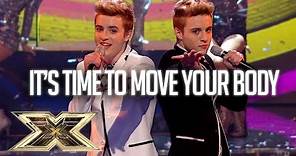 IT'S TIME TO MOVE YOUR BODY with Jedward | Live Show 1 | Series 6 | The X Factor