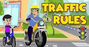 Traffic Rules - Road Safety | Traffic Lights | Moral Stories | English Animated | English Cartoon