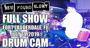 New Found Glory - Ft Lauderdale, FL - 7-14-2019 - FULL SHOW (Drum Cam)