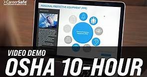 Video Demo: OSHA 10-Hour by CareerSafe Online!