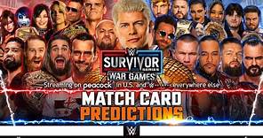 WWE Survivor Series 2023 - Card Predictions