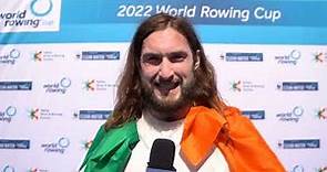 2022 World Rowing Cup III - Paul O'Donovan interview