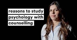 reasons to study psychology with counselling