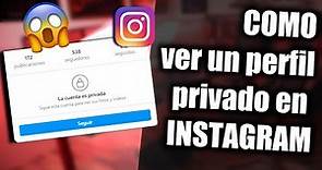 Como ver un perfil privado en Instagram