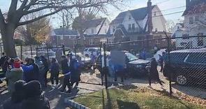 Teaneck High School Flag Twirlers, Thanksgiving Day Parade 2022