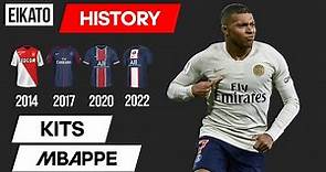 The Evolution of Kylian Mbappé Football Kits | All Kylian Mbappe Career Jerseys wore in History 2022