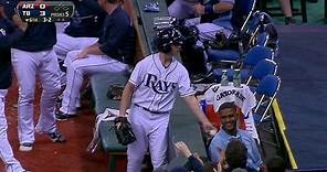 Rays' bullpen scatters as ballboy makes tough play