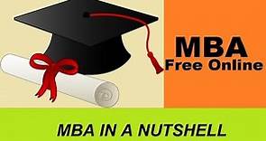 MBA - Free Online MBA Program | Mini MBA Course