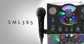 Singing Machine Karaoke with Lights and CD SML385BT