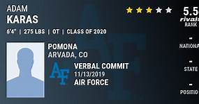 Adam Karas 2020 Offensive Tackle Air Force