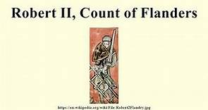 Robert II, Count of Flanders