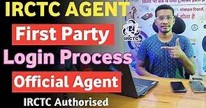 First Party IRCTC Authorised Agent Login Process | Official IRCTC Agent ID 😍 #irctc_agent #samadil