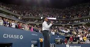 Suraj Partha Sings at the 2009 US OPEN