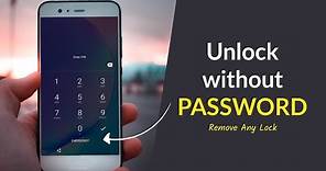 How to Unlock Android Phone Password Without Losing Data