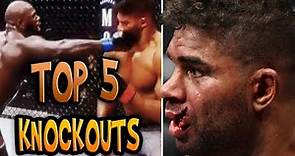 TOP 5 UFC PESOS PESADOS KNOCKOUTS