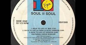 Soul II Soul ‎– Back To Life (12'' Club Mix)