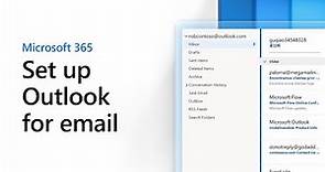 Set up Outlook for email