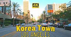 Driving Koreatown Neighborhood in Los Angeles | California USA [4K UHD 60fps]