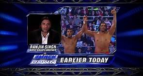 SmackDown: Ranjin Singh talks about Jinder Mahal