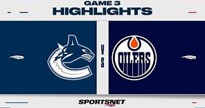NHL Game 3 Highlights | Canucks vs. Oilers - May 12, 2024