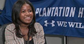 Students Who Shine: Plantation High School's Amya Wallace