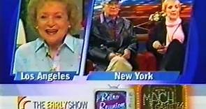 Betty White, Brett Somers & Charles Nelson Reilly REUNION Interview in 2002 on The Early Show