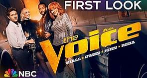Niall, John, Reba and Gwen's First Day on Set | The Voice | NBC