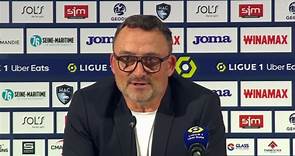 Franck Haise, l'entraîneur de Lens après le match nul au Havre : « Quand on fait une mi-temps sur deux... »