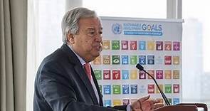 El Secretario General, António Guterres, pide actuar contra el cambio climático