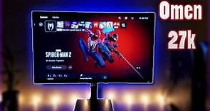 THE BEST 4k 144Hz GAMING MONITOR- OMEN 27k UNBOXING AND REVIEW