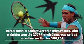Nadal’s 2007 French Open-Winning Rackets Sells For $118,000