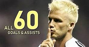 David Beckham All 60 Goals & Assists For Real Madrid
