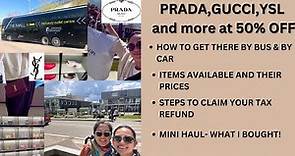 The Mall Firenze Luxury Outlet | FLORENCE ITALY OUTLET| 50% off PRADA&GUCCI| HOW TO GET THERE+HAUL