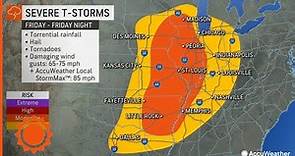 Renewed severe weather threat takes aim at central US | AccuWeather