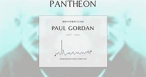 Paul Gordan Biography - German mathematician (1837–1912)