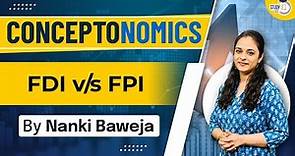 What is the Difference between FDI and FPI? | Know all about it | UPSC | StudyIQ IAS
