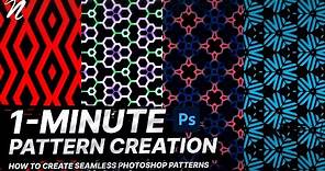 Photoshop Tutorial: 1-Minute Seamless Patterns by Qehzy