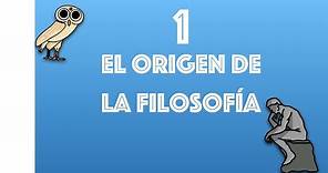 El origen de la Filosofía. Filosofía como ACTITUD y como DISCIPLINA