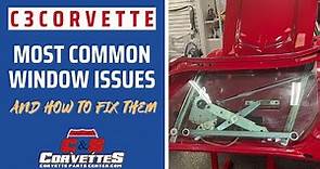 Most common C3 Corvette Window Issues and how to fix them