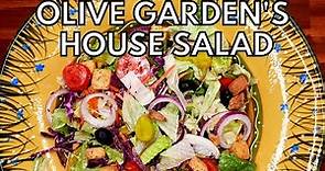 How to make THE OLIVE GARDEN'S | House Salad with House Dressing