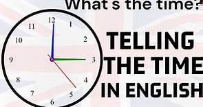 Telling the time in English (with exercises)
