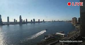 【LIVE】 Webcam New York - East River | SkylineWebcams