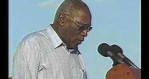 Cuba: Salvador Valdés Mesa habla en la Plaza de la Revolución este 1ro. de Mayo (2012)