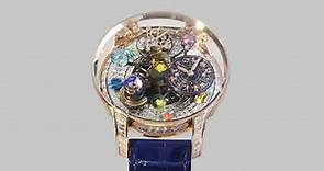 The Jacob & Co. Astronomia Solar Baguette Jewelry - Planets - Zodiac - Rose Gold