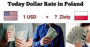 Dollar rate in Poland zloty | US Dollar to Poland Currency | usd to Poland polish Zloty