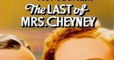 El último adiós a la señora Cheyney (1937) Online - Película Completa en Español - FULLTV