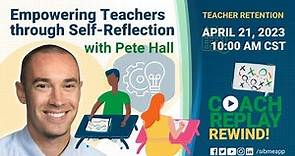 CLIPS | Pete Hall - Boosting Teachers Up