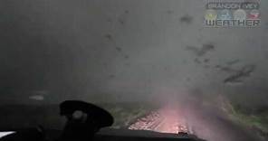 Footage inside of a violent tornado with TIV2